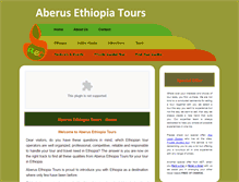 Tablet Screenshot of aberusethiopiatours.com